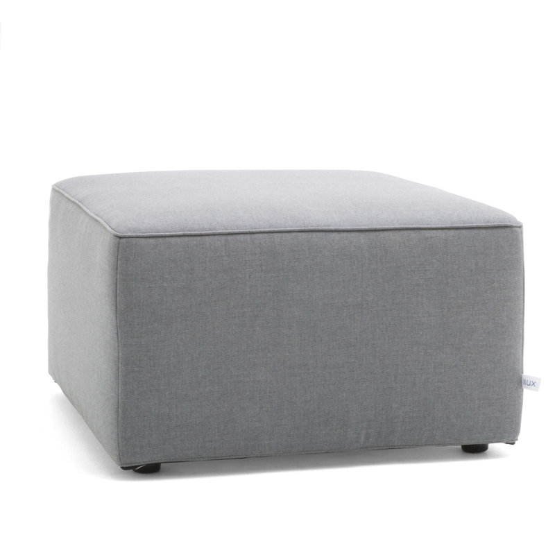 Big Joe Patio Ottoman, Smoke Grey