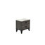 Table de chevet en gris foncé (accents rustiques)-689159126