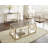 Taoran 47'' Glass Top Console Table