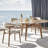 29.92"H Solid Ash Wood Dining Chair with Backrest