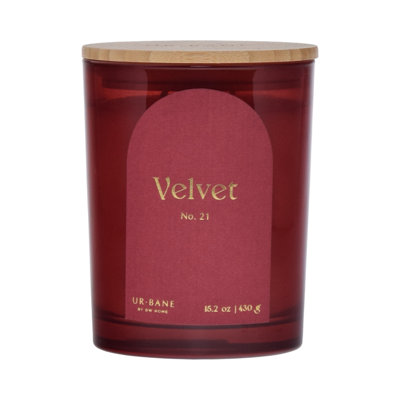 Bougie en velours