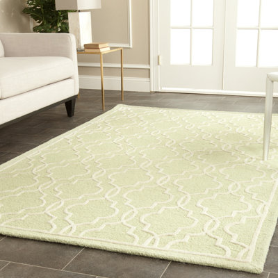 Cannen Hand Tufted Wool Geometric Rug