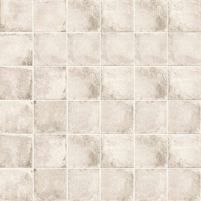 Carreau de mur et de sol en porcelaine de 4 po x 4 po Vivace, Papier de riz