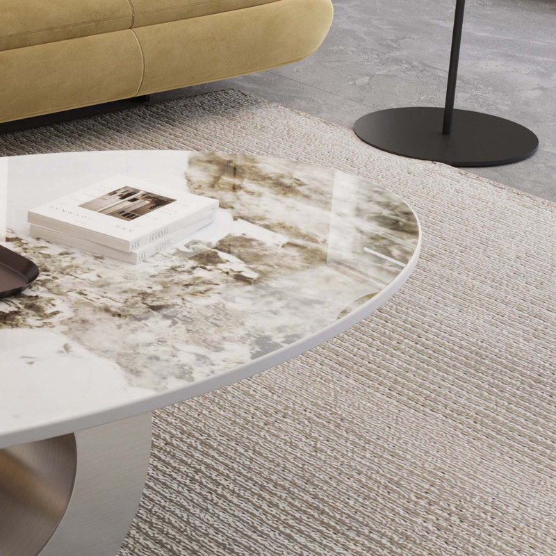Table basse en bois fritté Modern Industrial