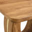 Table d'appoint élégante en bois de 23,6 po de profondeur, 21,3 po de hauteur, facile à essuyer, de style café minimaliste moderne de 23,6 x 23,6 po, trois choix de couleurs