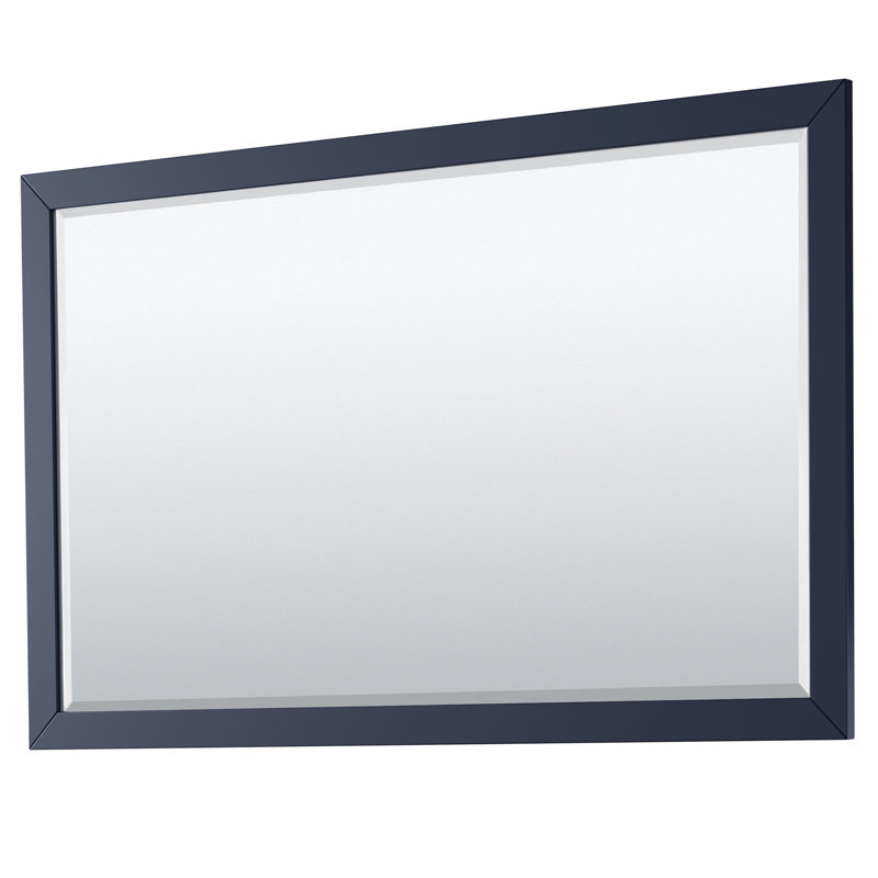 Daria 59'' W Single Bathroom Vanity Base, Dark Blue/Matte Black