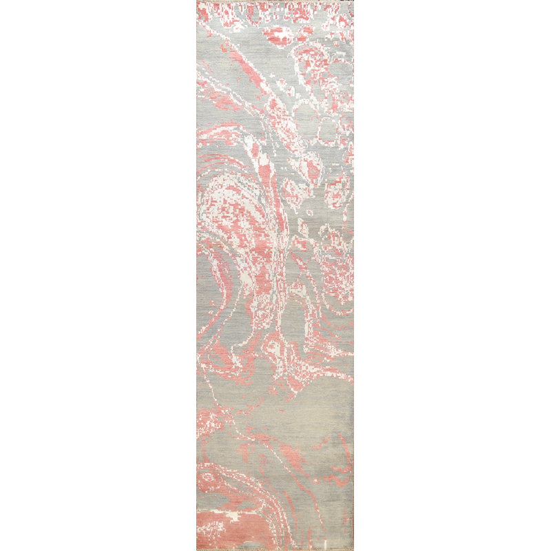 One-of-a-Kind 3' X 12'1" New Age Runner Area Rug in