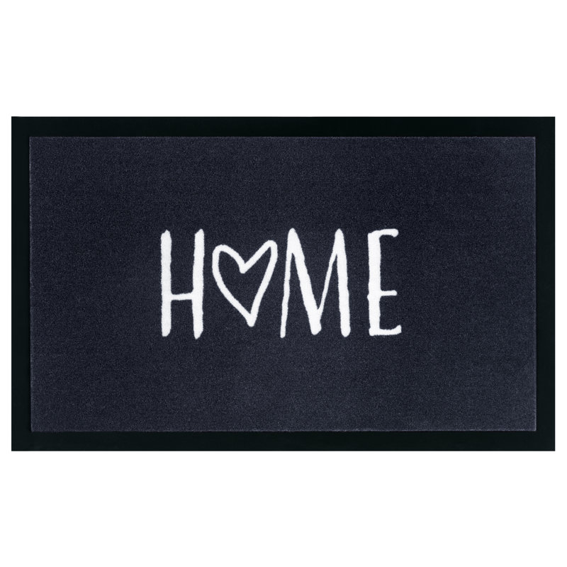 Andino 57 x 75 cm Non-Slip Indoor/Outdoor Door Mat, Anthracite Grey