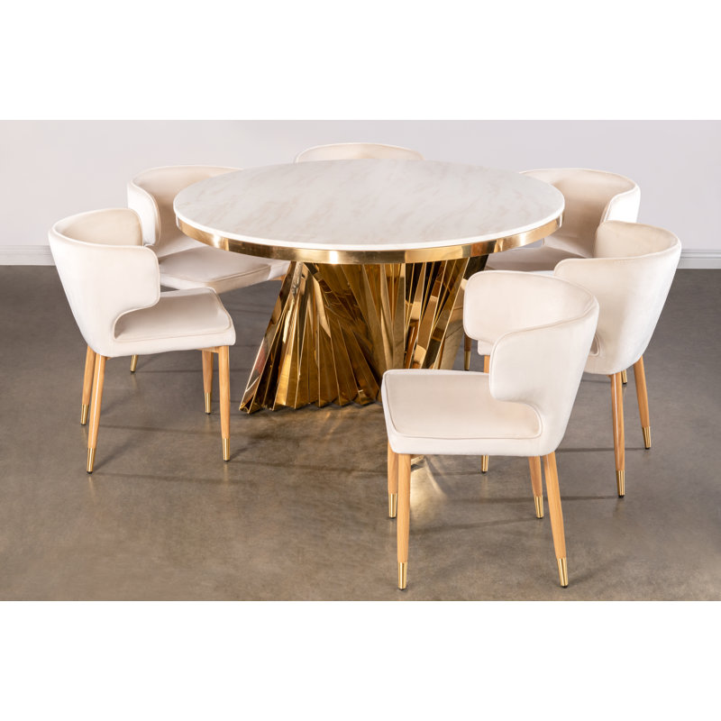 Kit Velvet Curved Back Side Chair with Elegant Ferrules – Modern Glam Dining or Accent Chair, Black, Black and Sliver