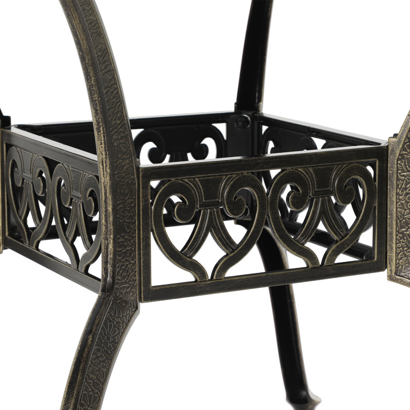 Table de salle à manger Aveah, Brun