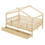 Lit en bois avec 2 tiroirs