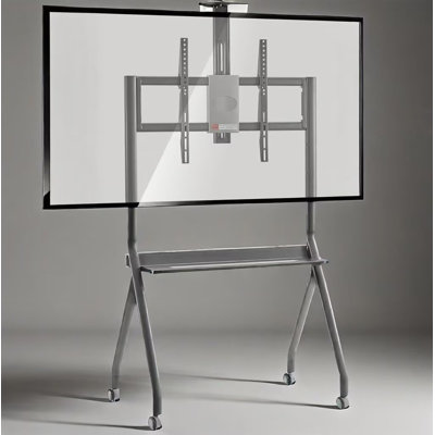 Support pour tableau blanc interactif 42-75 pouces JYXCN | Base mobile robuste avec 4 roues pivotantes pour la classe et le bureau