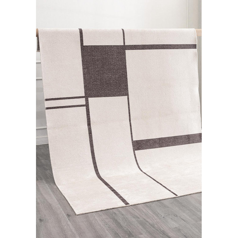 Tapis Modern, Rectangle 7 pi 10 po x 9 pi 10 po