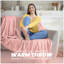 Teddy Popcorn Waffle Throw Blanket Soft Warm Cosy Lightweight Waffle Decorative Blanket for Sofa Couch Bed Bedroom Living Room-30331602-124773546