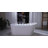 67'' x 31'' Freestanding Soaking Plastic / Acrylic Bathtub