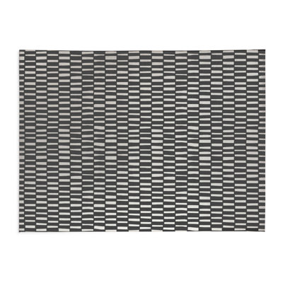 Flat Attack Ivory Charcoal Indoor Doormat