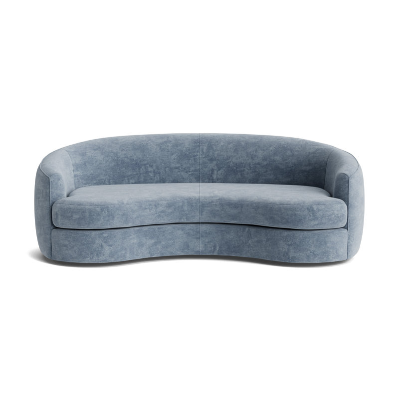 Giselle 85 Sofa, Vintage Chenille - Smoky Blue