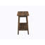 Walnut Sofa Table W/Shelf