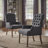 Kondo 19.75'' H Tufted Linen Upholstered Armchair-2060587503