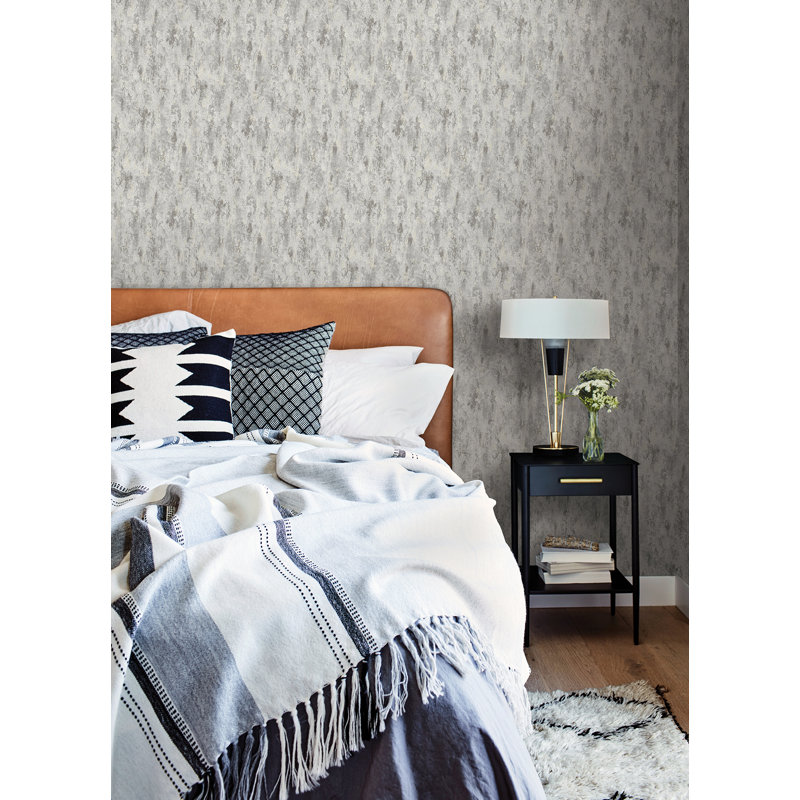 Abstract Wallpaper Roll, Gray