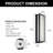 Mathumitha Stainless Steel LED Wall Light