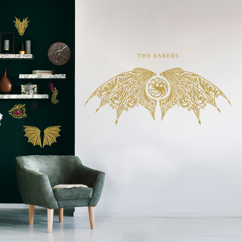 Adhésif décoratif maison du dragon géant