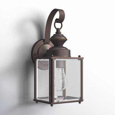 Tiernan Single Light Outdoor Aluminum Wall Light