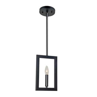 Luminaire suspendu noir 1 lumière Gladsheim