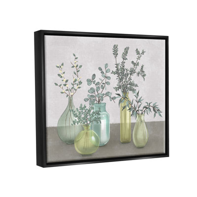 «Plants In Vases Neutral Grey Design» par Ziwei Li