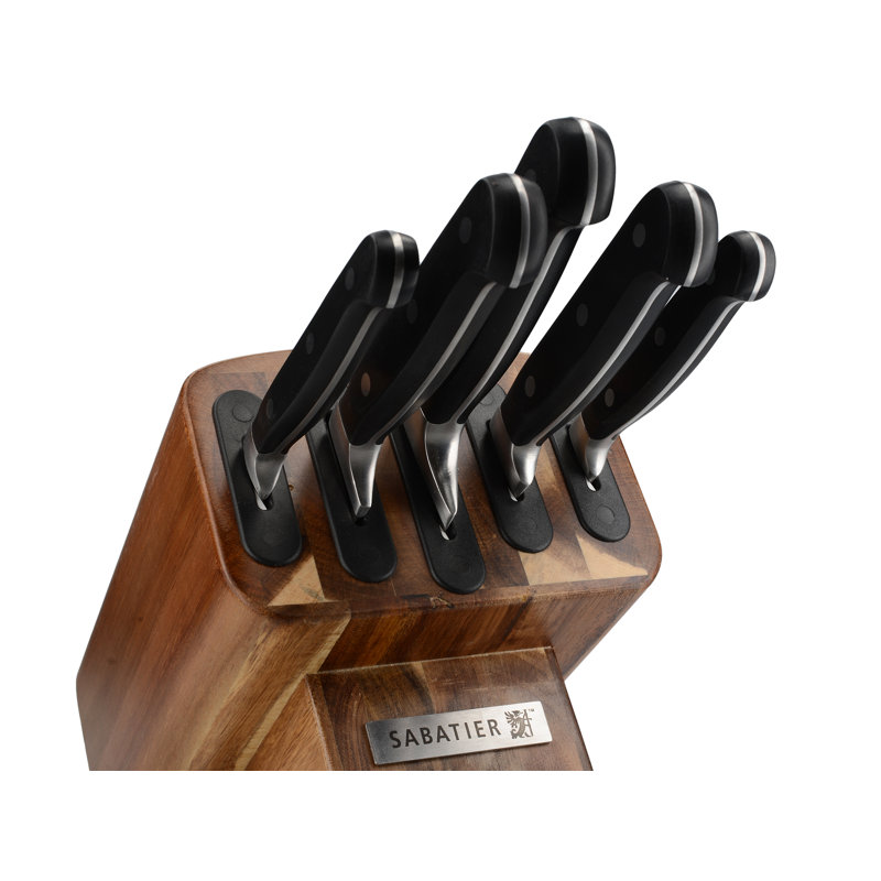 Sabatier Classic 6 Piece Stainless Steel (18/10) Knife Block Set