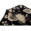 Hand-Knotted High-Quality Black Area Rug