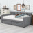 Upholstered Daybed With Drawers-1922616138