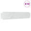 Lawn Edging 10 Pcs Grey Steel-923455812
