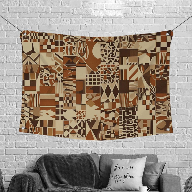 Tapisserie en microfibre, H 68 po x l 80 po