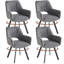Linen Blend Upholstered Armchair-842539891-842539890-842539901