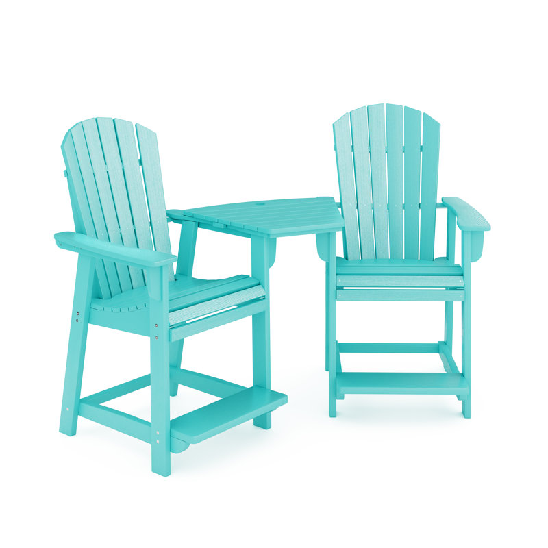 Banc d'extérieur Eberle Ocean View, Bleu sarcelle Gulf Shores