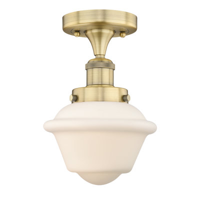 Grourke Glass Semi Flush Mount