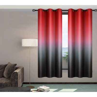 Polyester Room Darkening Curtain Pair