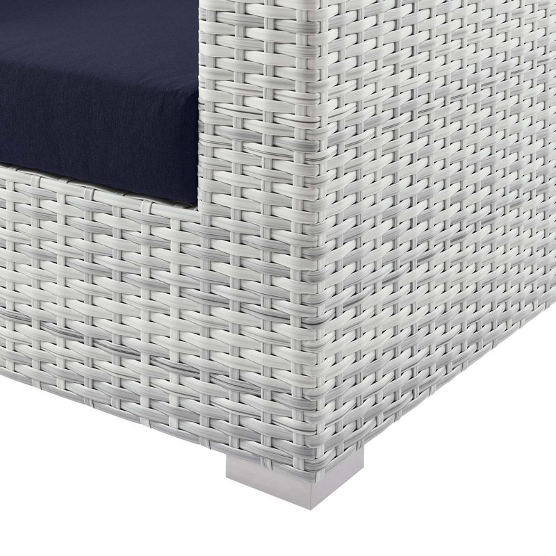Convene Outdoor Patio Loveseat, Navy