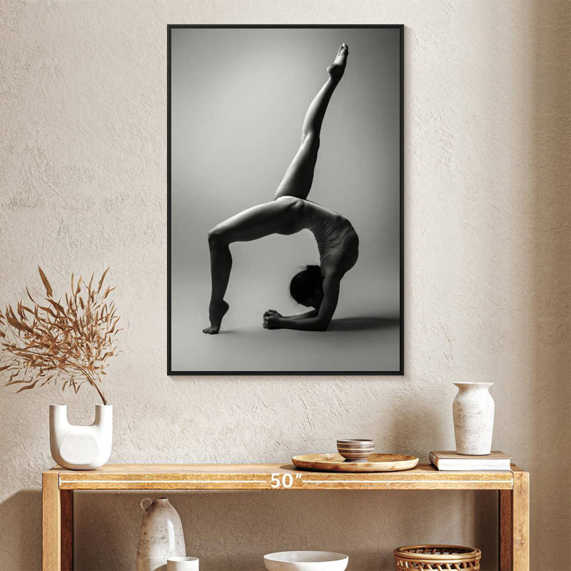 Pupitre de gymnaste, Cadre flottant noir, 27 po x 40 po