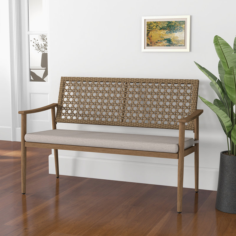 Banc en osier Euriel