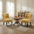 Chaise d'appoint d'appoint en chenille 24,4 po de largeur (ensemble de 2)