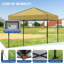 Tente de pavillon escamotable 6 x 4 pi, abris de jardin faciles à installer-123610361