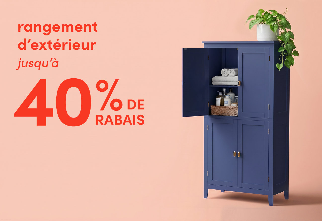 rangement d'extérieur en solde