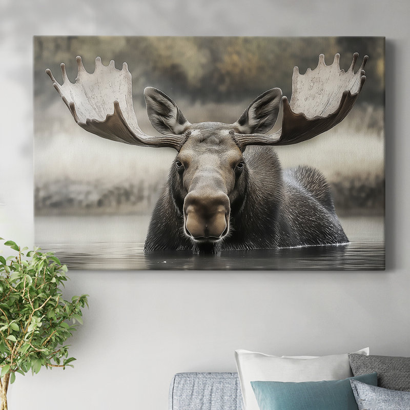 Animaux, paysage, série CXC, H 8 po x l 12 po