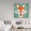 « fox on bleu », art sur toile-31882844