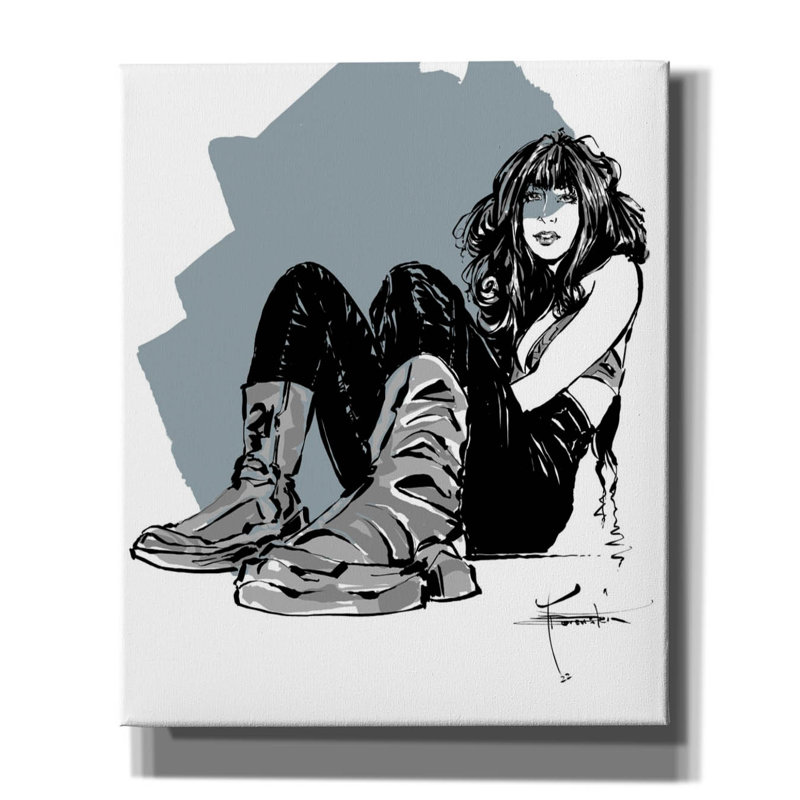 Epic Graffiti 'Rest' By TM Borenstein, Canvas Wall " Rest " by TM Borenstein