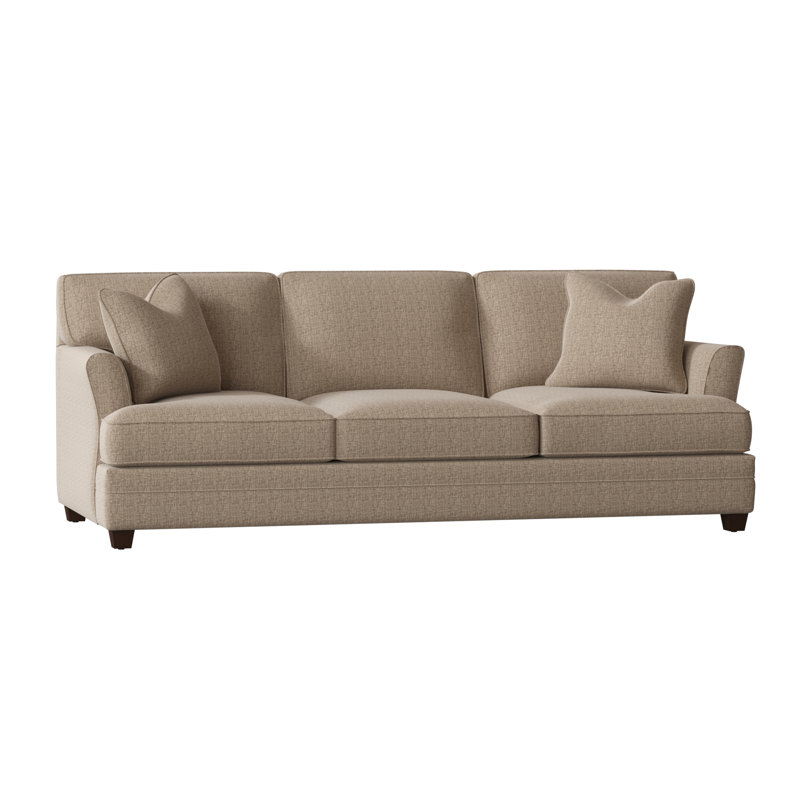 Harriss Upholstered 91'' Sofa, Zuma Natural Textured Linen