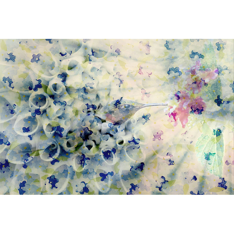 «Humming» par Parvez Taj - reproduction d'art sur toile, 30 po x 45 po