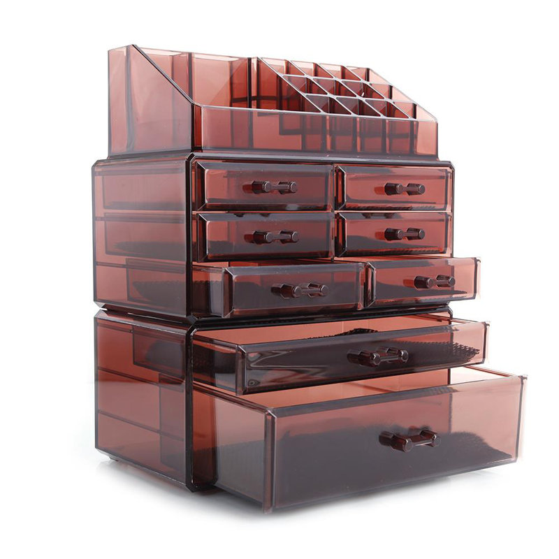 Rangement pour maquillage et bijoux Warnke, Brun